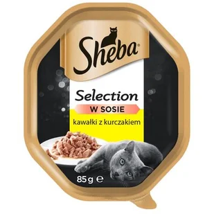 Sheba Selection in Sauce Karma z kurczakiem w sosie dla kota 85g - Mokra karma dla kotów - miniaturka - grafika 1