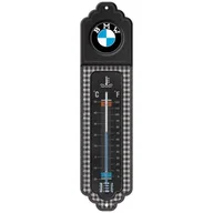Dekoracje domu - Art Nostalgic 80323 - BMW - Classic Pepita, Retro termometr, wewnątrz, Vintage dekoracja ścienna - miniaturka - grafika 1