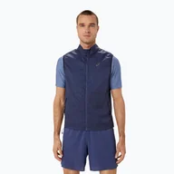 Pozostały sprzęt i akcesoria do ćwiczeń - Bezrękawnik męski ASICS Metarun Packable Gilet thunder blue - miniaturka - grafika 1