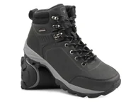 Buty zimowe męskie - Trekkingi Męskie, buty zimowe- News 20MN20-3317, czarne - NEWS - miniaturka - grafika 1