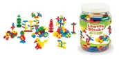 Klocki - Wader Klocki Listki słoik 180 sztuk - miniaturka - grafika 1