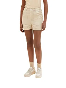 TOM TAILOR Denim Damskie 1036490 bermudy dżinsowe szorty, 31700-Dusty Sand beżowe, XXL, 31700 – Dusty Sand Beige, XXL - Spodenki damskie - miniaturka - grafika 1