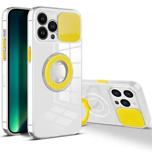 König Design Etui kompatybilne z Apple iPhone 13 Pro Max plastikowe miękkie etui na telefon - Etui na telefon komórkowy żółte - Etui i futerały do telefonów - miniaturka - grafika 1