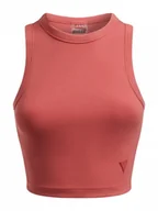 Koszulki sportowe damskie - Damski top basic GUESS EDIE TANK TOP - miniaturka - grafika 1
