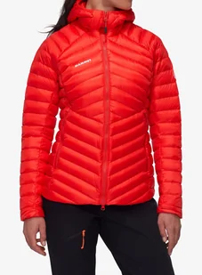 Kurtka puchowa damska Mammut Broad Peak IN Hooded Jacket - mammut red - Kurtki narciarskie - miniaturka - grafika 1