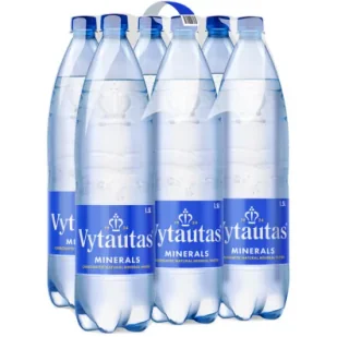Vytautas Naturalna woda mineralna gazowana Zestaw 6 x 1 l - Woda - miniaturka - grafika 1