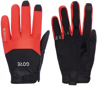Rękawiczki rowerowe - GORE WEAR Gore C5 rękawice Gore-Tex Infinium, 10, czarne/czerwone - grafika 1