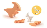 Klocki - Magnetyczny Składany Parazaurolof z Książeczką - miniaturka - grafika 1
