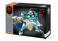 Roboty dla dzieci - iM.Master Klocki robot/smok niebieski 2w1 357 elemenów - miniaturka - grafika 1