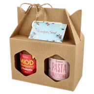 Miód - Świąteczny Zestaw miód z pastą - miniaturka - grafika 1