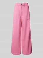 Spodnie damskie - Jeansy o kroju baggy fit z kieszeniami z tyłu model ‘Homerus’ - miniaturka - grafika 1