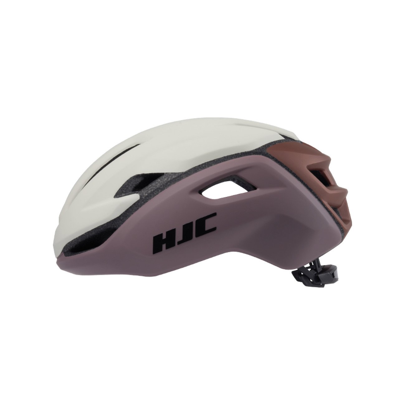 Kask rowerowy HJC - VALECO 2.0 - kość słoniowa/brązowy (58-63 cm)