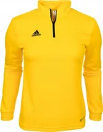 Bluzy damskie - Adidas Bluza damska adidas Entrada 22 Top Training żółta HI2130 L - miniaturka - grafika 1