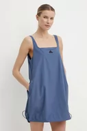 Sukienki - adidas sukienka kolor niebieski mini prosta IS0670 - miniaturka - grafika 1
