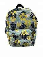 Plecaki szkolne i tornistry - PLECAK SZKOLNY DZIECIĘCY MŁODZIEŻOWY 1 KOMORA KIESZONKA WADIRUM WZÓR KWIATY - miniaturka - grafika 1