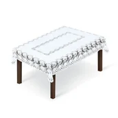 Obrusy i serwetki - Obrus żakardowy prostokąt 254210/120y 120 x 160 cm biały - miniaturka - grafika 1