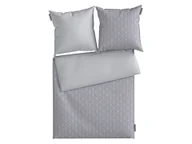 Pościel - Michalsky Pościel satynowa z bawełny, 220 x 200 cm (Szary) - miniaturka - grafika 1