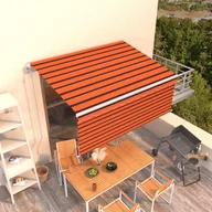 Markizy - VidaXL Lumarko Automatycznie zwijana markiza z zasłoną zacieniającą, 3x2,5 m  3069266 VidaXL - miniaturka - grafika 1