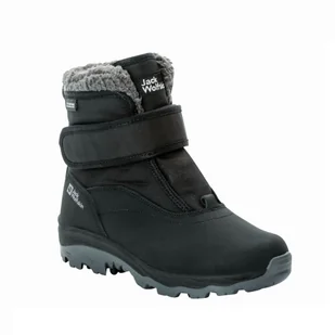 Buty zimowe dla dzieci Jack Wolfskin VOJO SHELL TEXAPORE MID VC K phantom - 39 - Buty dla dziewczynek - miniaturka - grafika 1