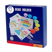 Zabawki konstrukcyjne - Drewniana układanka kulek dla rozwoju motoryki i kreatywności - miniaturka - grafika 1