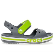 Sandały damskie - Sandały Crocs Bayaband Sandal 205400-025 - szare - miniaturka - grafika 1