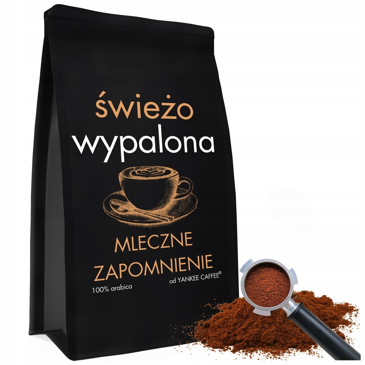 Kawa mielona 500g Świeżo Palona 100% Arabica MLECZNE ZAPOMNIENIE