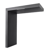 Daszki nad drzwi - Gutta Zadaszenie BS + 200 antracyt ściana lewa - miniaturka - grafika 1