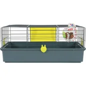 Klatki dla gryzoni - Zolux klatka dla królika CLASSIC Seledynowa 80cm - miniaturka - grafika 1