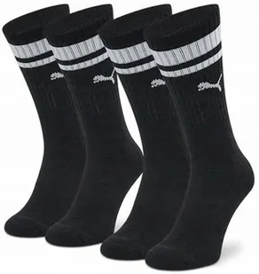 2 PARY PUMA SKARPETY CZARNE BLACK 2PACK SKARPETKI MĘSKIE DŁUGIE R.43-46 - Skarpetki męskie - miniaturka - grafika 1