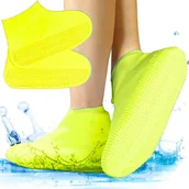 Pokrowce na ubrania - WODOODPORNE OCHRANIACZE NAKŁADKI NA BUTY NA DESZCZ ANTYPOŚLIZGOWE KALOSZE S - miniaturka - grafika 1