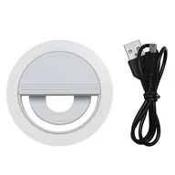 Selfie stick - Xrec Lampa błyskowa Xrec Lampa PierŚcieniowa Led 33 Rk14 Selfie Do Telefonu - miniaturka - grafika 1