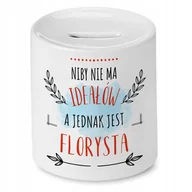 Skarbonki - Skarbonka Dla Florysty na Urodziny na Prezent z Nadrukiem ze Zdjęciem - miniaturka - grafika 1