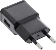 Akcesoria podróżnicze - InLine InLine® USB Power Adapter Single, 100-240V to 5V/1.2A black - miniaturka - grafika 1