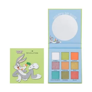 I Heart Revolution Looney Tunes Eyeshadow Palette cienie do powiek 9 g dla kobiet Bugs - Cienie do powiek - miniaturka - grafika 1