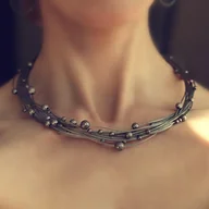 Naszyjniki - Kolia Wire Branch - miniaturka - grafika 1