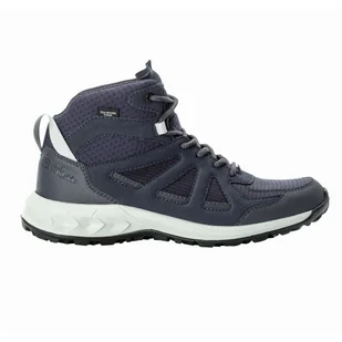 Buty damskie turystyczne Jack Wolfskin WOODLAND 2 TEXAPORE MID W graphite - 36 - Buty trekkingowe damskie - miniaturka - grafika 1