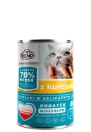 Mokra karma dla kotów - Frendi kawałki w delikatnym sosie z kurczakiem 400g - miniaturka - grafika 1