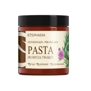 BOSPHAERA BOSPHAERA Oczyszczająco peelingująca pasta do mycia twarzy, 100g - Maseczki do twarzy - miniaturka - grafika 2