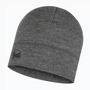 Buff Czapka Midweight Merino Wool Hat LIGHT GREY MELANGE 118007.933.10.00 - Czapki i chusty sportowe damskie - miniaturka - grafika 1