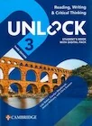 Książki do nauki języka angielskiego - Unlock 3 Reading, Writing and Critical Thinking Student`s Book with Digital Pack - miniaturka - grafika 1