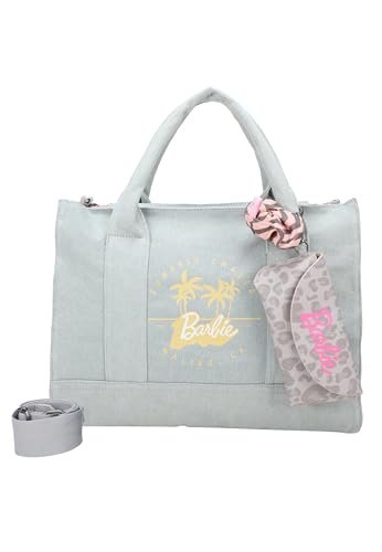 Fritzi aus Preussen Damska torba Tote Bag Malibu Barbie Washed Denim Fresh Blue Shopper, Bue, Bue, l