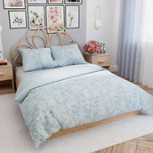 Pościel - Pościel Satyna Bawełniana 160x200 Lilu - miniaturka - grafika 1