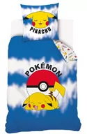 Pościel dla dzieci - POKEMON POŚCIEL DZIECIĘCA 160x200 Bawełniana PIKACHU KOMPLET POŚCIELI - miniaturka - grafika 1