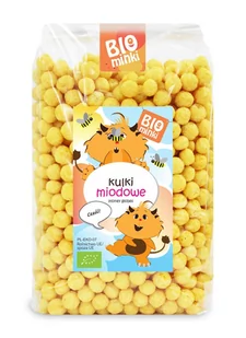 BIOMINKI KULKI MIODOWE BIO 300 g - BIOMINKI - Płatki śniadaniowe i musli - miniaturka - grafika 1