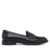 Półbuty damskie - Loafersy Tamaris 1-24660-45 Czarny - miniaturka - grafika 1