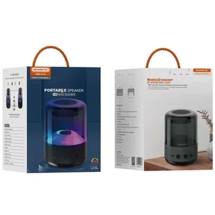 Głośnik bezprzewodowy Somostel Bluetooth BT 5.0 H210 LED RGB AUX TF kolorowy przenośny czarny - Głośniki przenośne - miniaturka - grafika 9