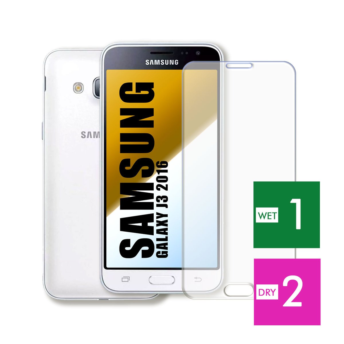 WZMOCNIONE SZKŁO DO SAMSUNG GALAXY J3 2016 SZYBKA HARTOWANE 9H JAKOŚĆ