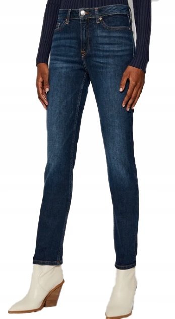 Spodnie jeansowe Tommy Hilfiger granatowe Regular Fit 1M87609505 25/30