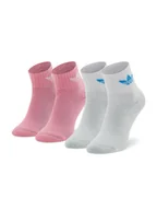 Skarpetki dla dzieci - adidas Zestaw 2 par wysokich skarpet dziecięcych Anti-Slip HM1696 Kolorowy - miniaturka - grafika 1