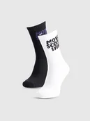 Skarpetki damskie - 4F Skarpety casual za kostkę (2-pack) damskie - multikolor 35-38 - miniaturka - grafika 1